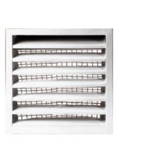 Fresh / Exhaust Air Louvers 80mm Deep